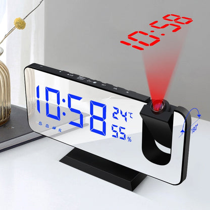 LED Digital Alarm Projector Clock