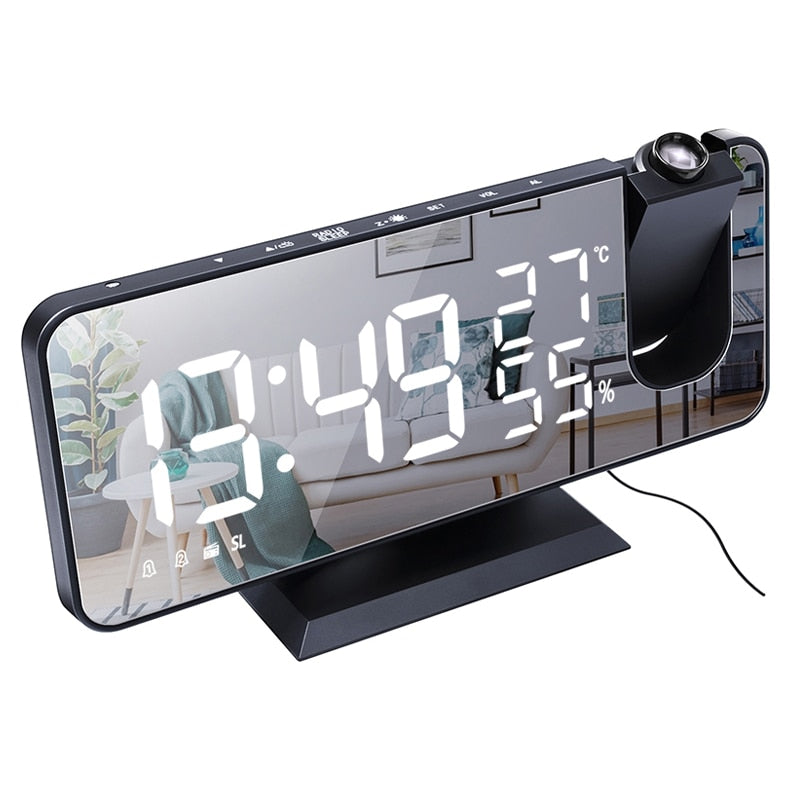 LED Digital Alarm Projector Clock