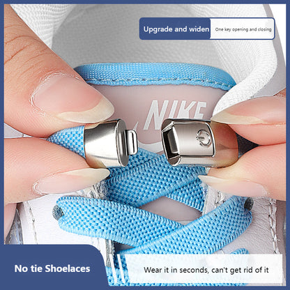 Press Lock Shoelaces without ties Elastic Shoelaces