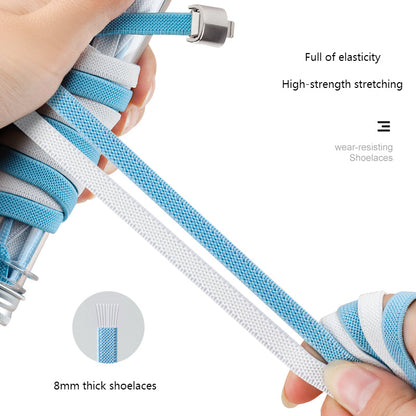 Press Lock Shoelaces without ties Elastic Shoelaces